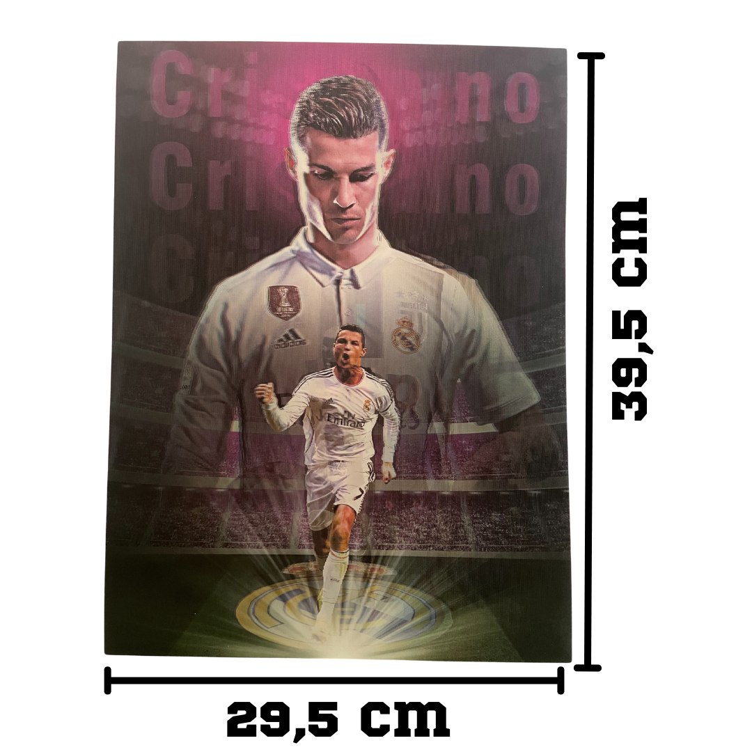 Póster 3D Cristiano