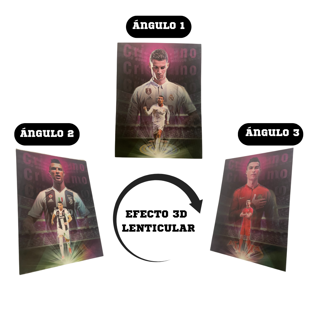 Póster 3D Cristiano
