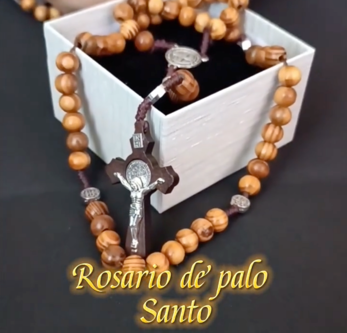 Rosario de Palo Santo - Fe y Esperanza Divina 📿