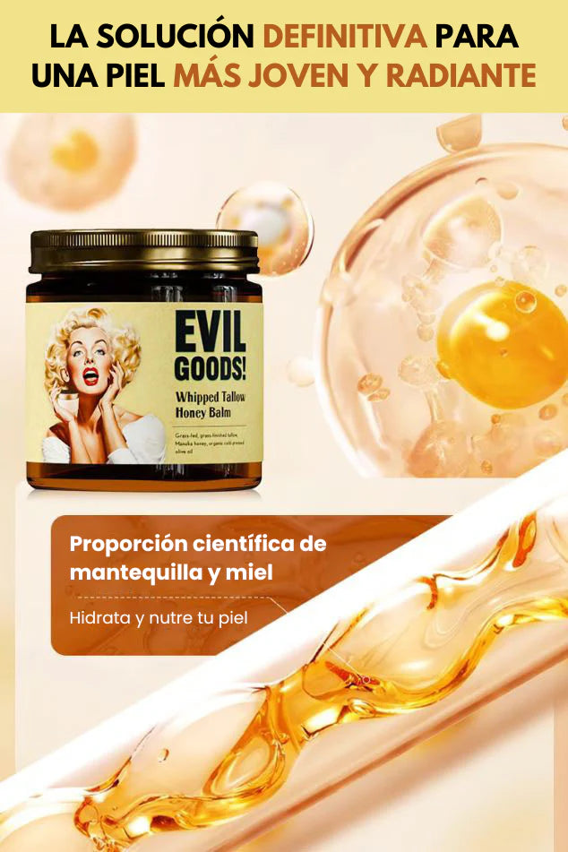 EVIL GOODS - Bálsamo de miel y sebo de res Anti-Envejecimiento