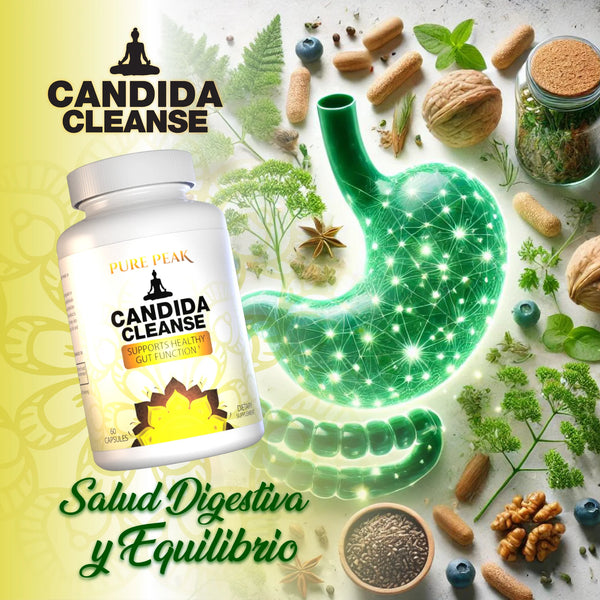 🌿 CANDIDA CLEANSE - Tu alido contra la hinchazon y malestar