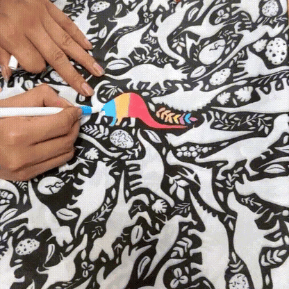 Huefold™  Manta Para Colorear