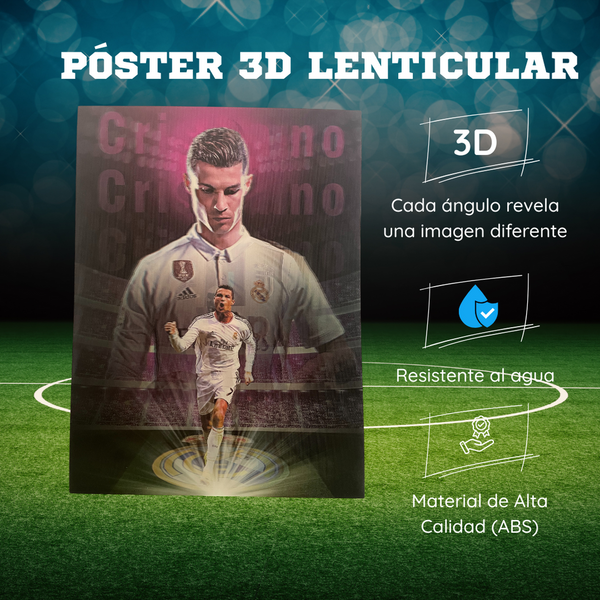 Póster 3D Cristiano