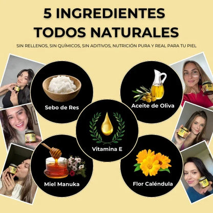 EVIL GOODS - Bálsamo de miel y sebo de res Anti-Envejecimiento