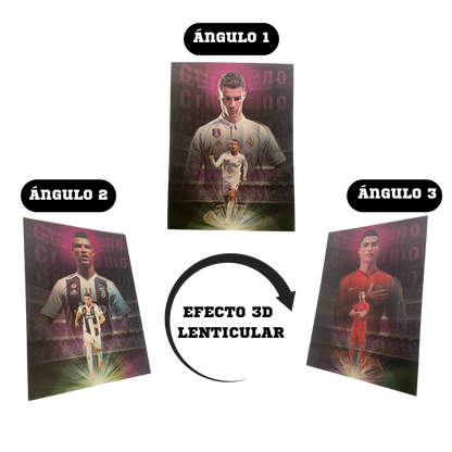 Póster 3D Cristiano