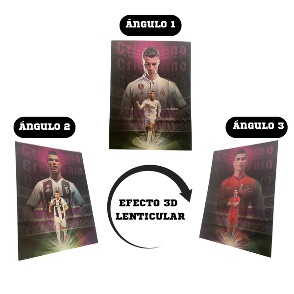 Póster 3D Cristiano