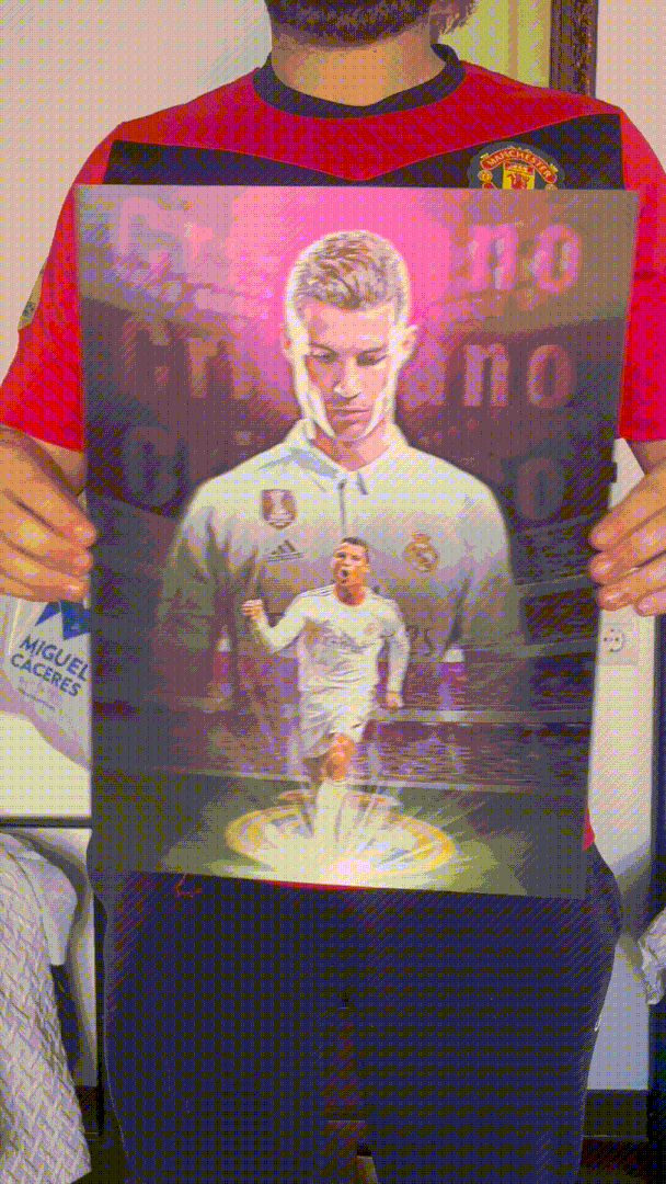 Póster 3D Cristiano