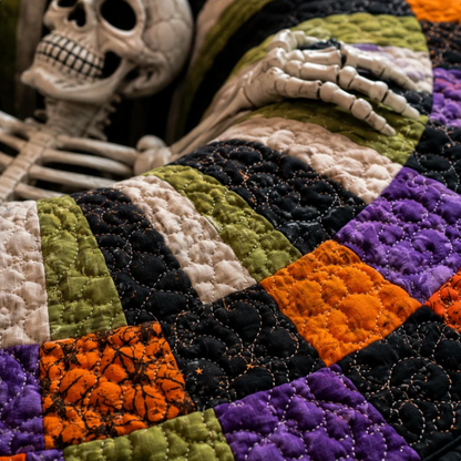 🎃 Alfombra 3D Esqueleto Vórtice - Halloween