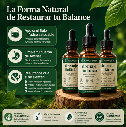 MayaVerra™ Drenaje Linfático Herbal