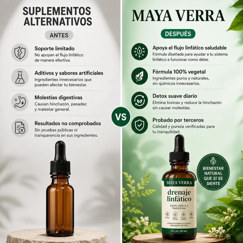 MayaVerra™ Drenaje Linfático Herbal