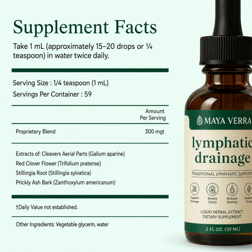 MayaVerra™ Drenaje Linfático Herbal