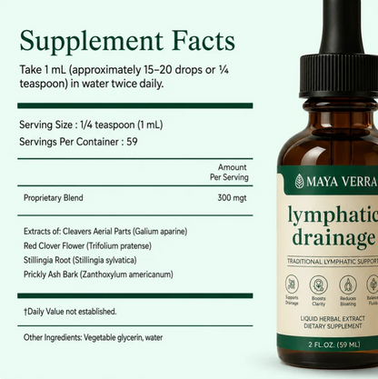 MayaVerra™ Drenaje Linfático Herbal