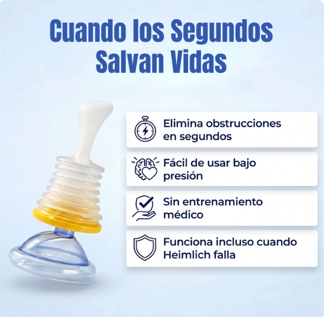 Kit Anti Asfixia Para Niños y Adultos