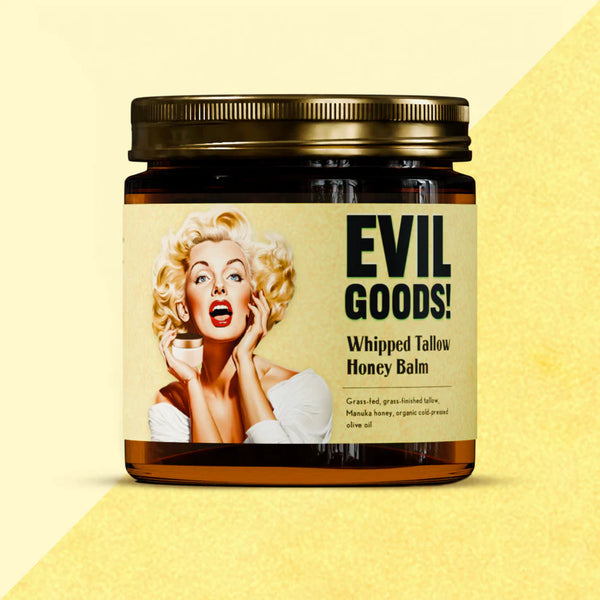 🌿EVIL GOODS - Bálsamo de miel y sebo de res Anti-Envejecimiento