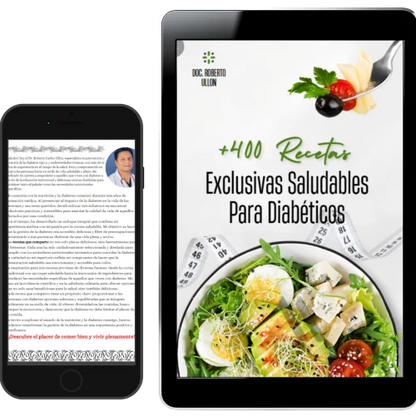 +400 RECETAS SALUDABLES EXCLUSIVAS PARA DIABETICOS (PDF)