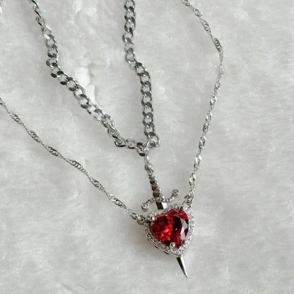 Collares de Corazón y Espada ❤🗡