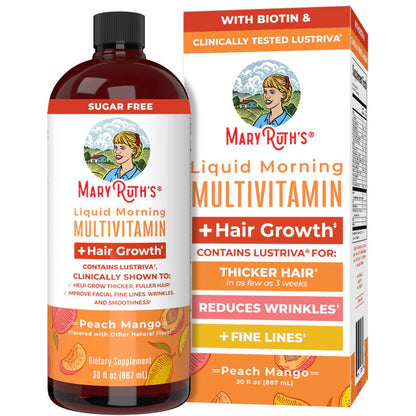 🌿 Multivitamina Matutina Liquida + Crecimiento del Cabello